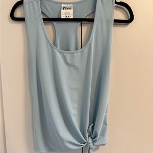 Zyia Women's Sky Knot Just A Cute Tank